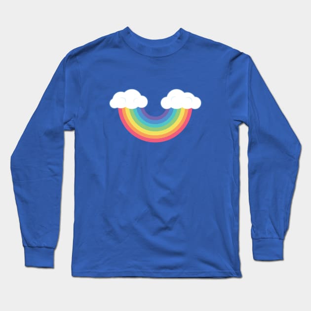 Rainbow Smile Upsidedown Long Sleeve T-Shirt by stuffbyjlim